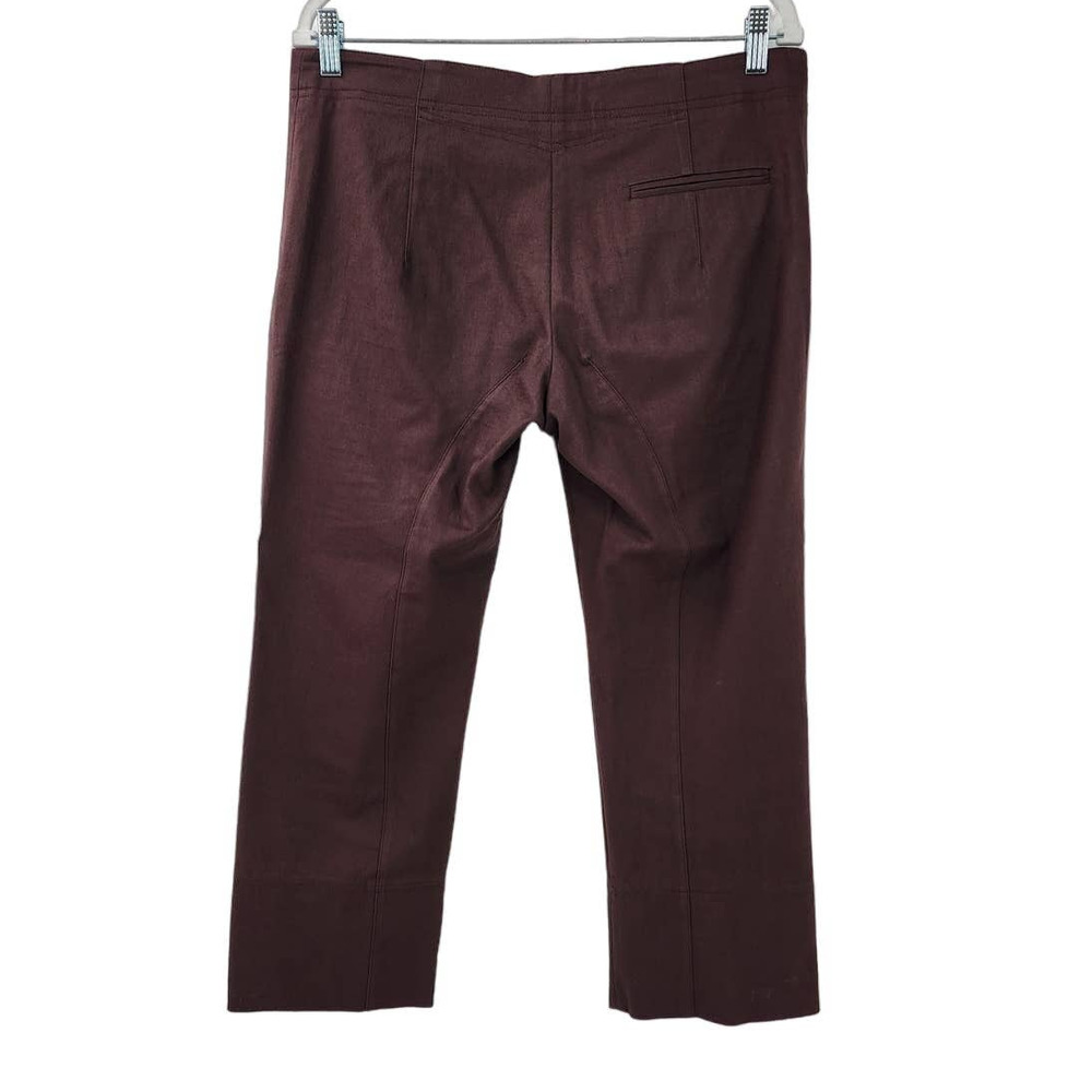 Marni Cropped Trouser Pants Made In Italy Brown Womens Euro 44 - Picture 2 of 15